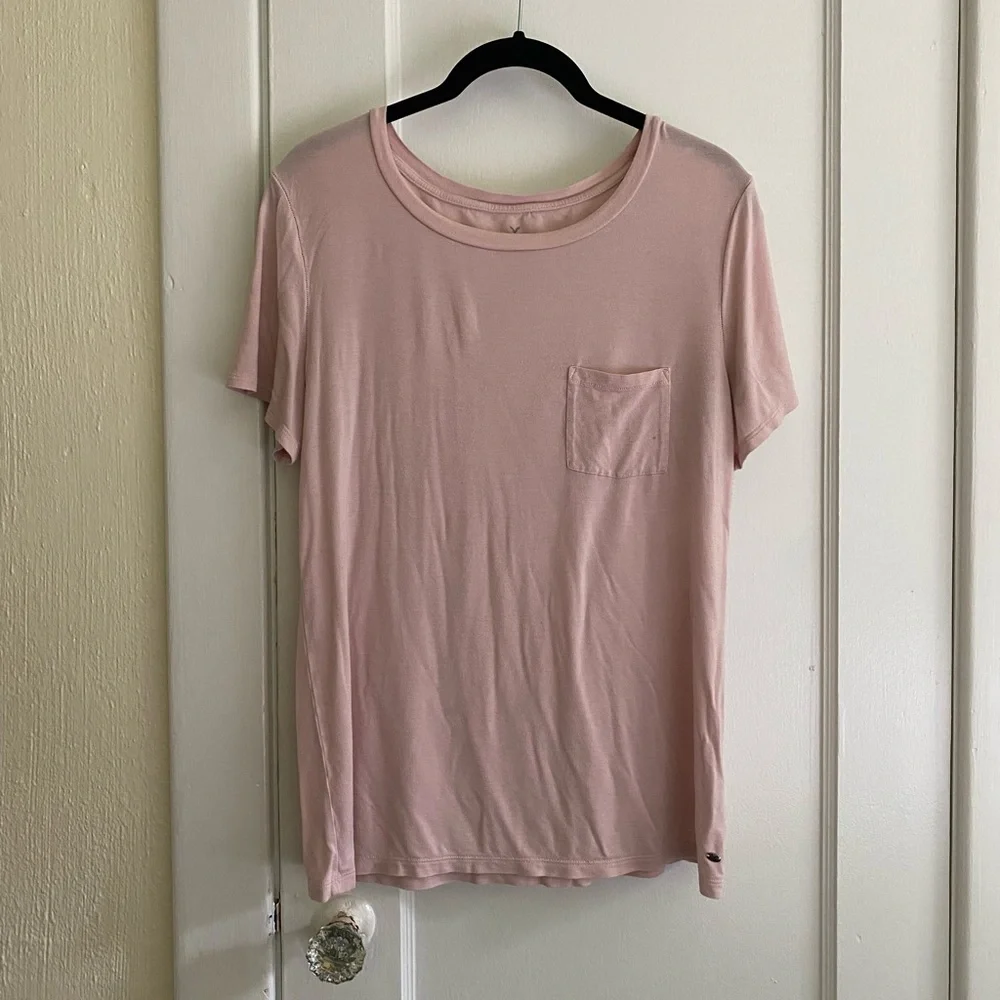 5/$25 American Eagle Dusty Pink Soft and Sexy tee - Picture 1 of 3